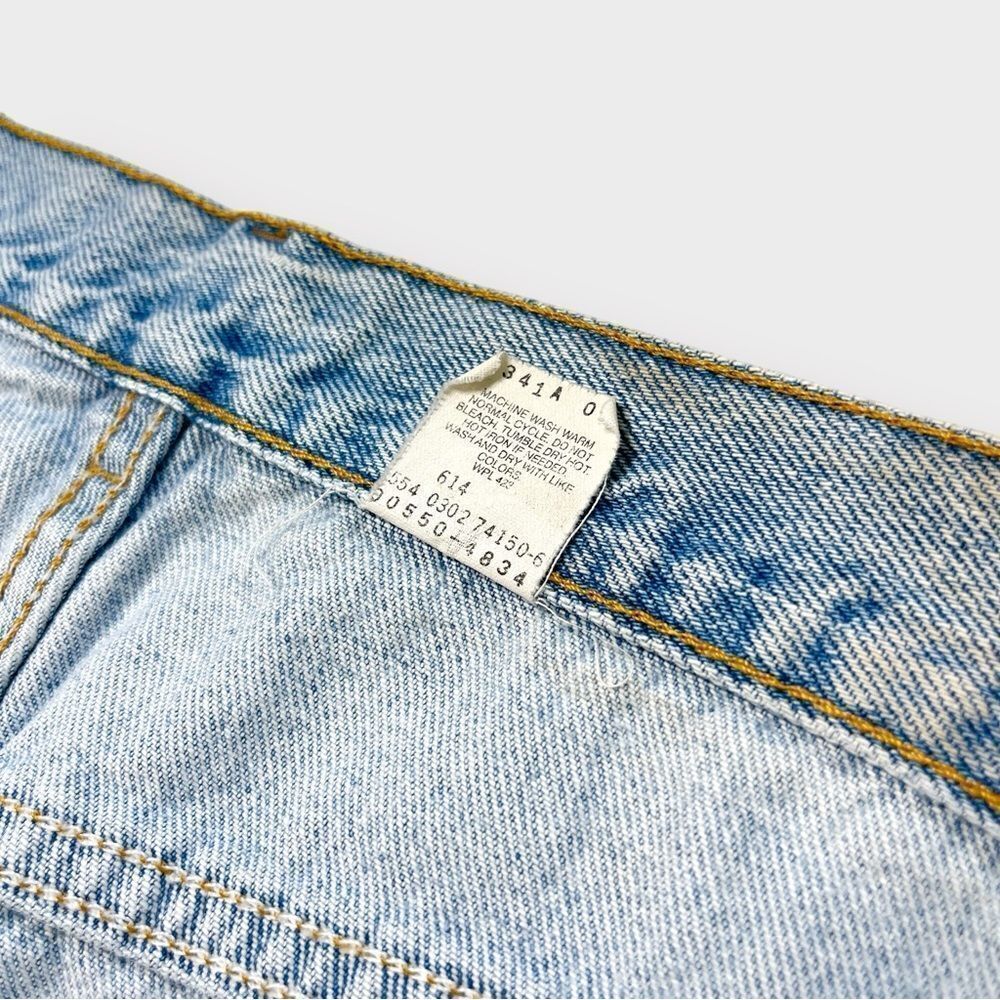Vtg Y2K Levi's 550 Relaxed Fit Thrashed Jeans, 501 Loose Baggy Worn, 34 x 33 - Picture 6 of 9